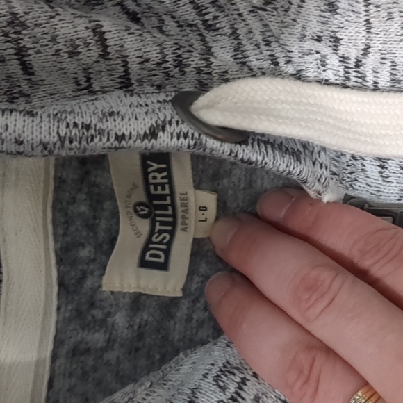 Men's zip-up hooded sweater Large - Picture 5 of 8